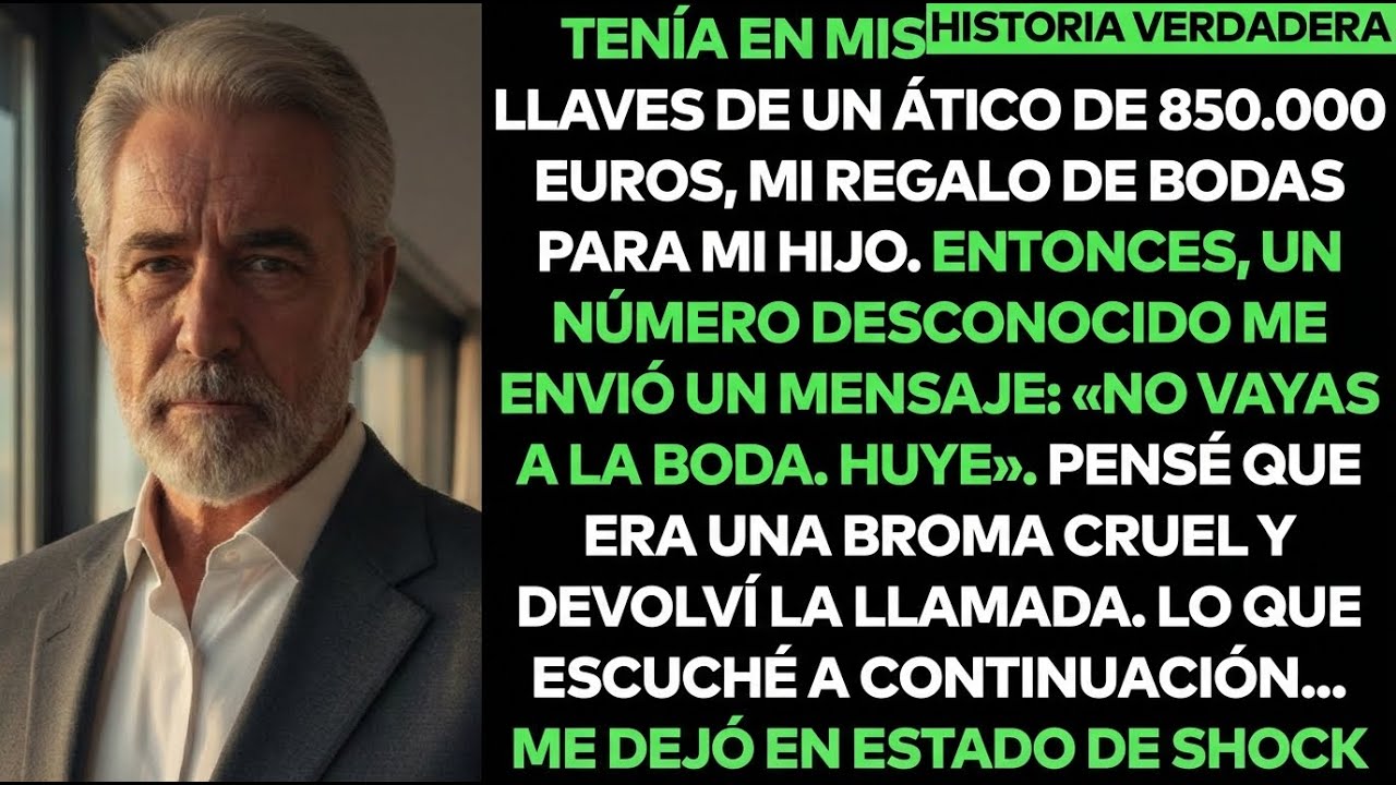 Un Número Extraño Me Escribió: «No Vayas A La Boda De Tu Hijo. Escapa». Al Llamar, Escuché…