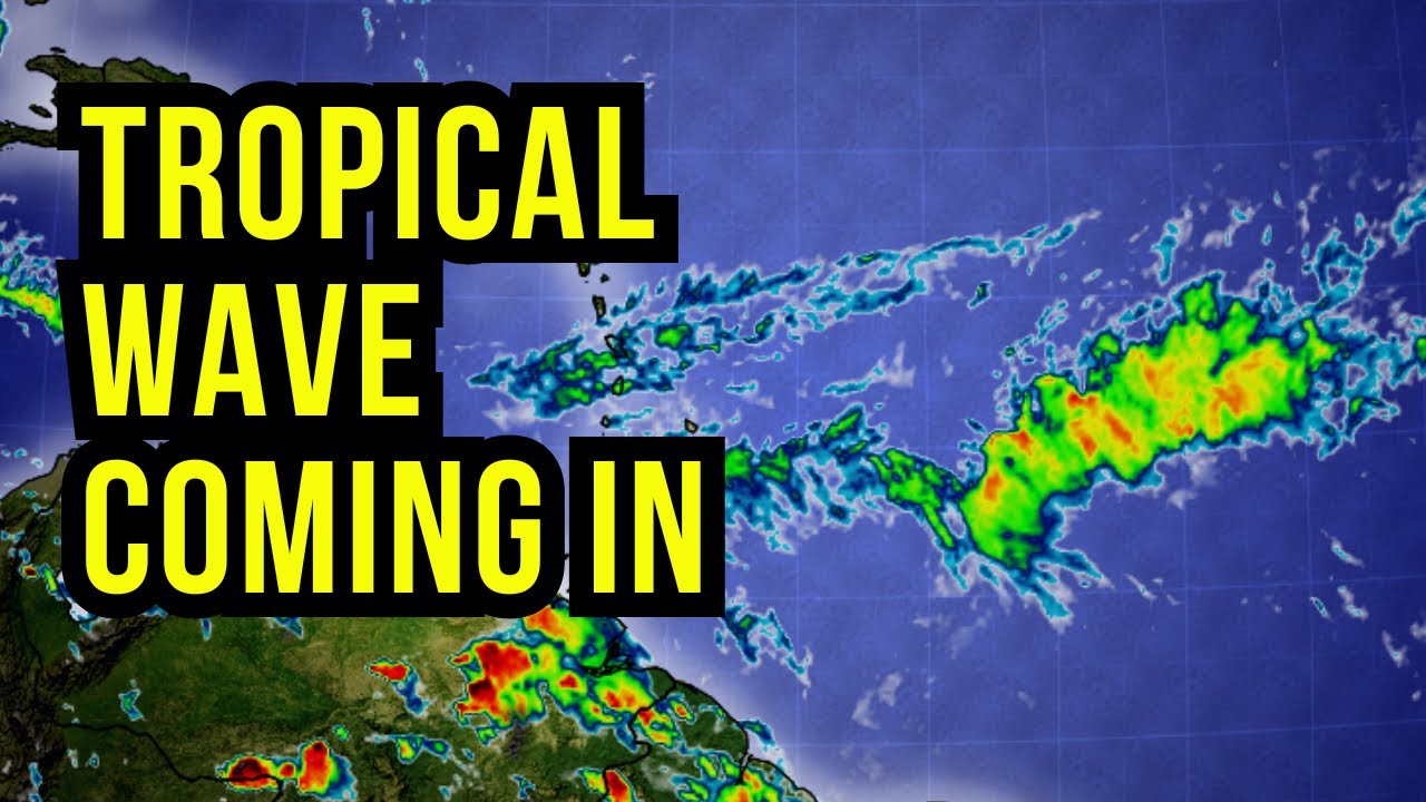 Tropical Wave enters the Caribbean...