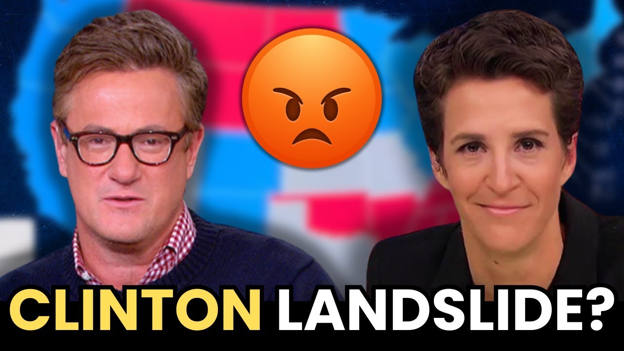 Watch MSNBC Show VERY POSITIVE POLLS for Hillary Clinton..