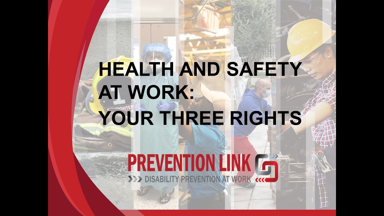 Health & Safety at Work: Your Three Rights