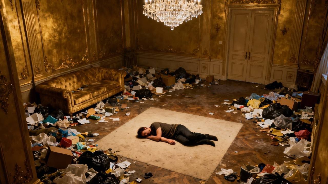 😱A wealthy man whose business failed is now living in a garbage dump.