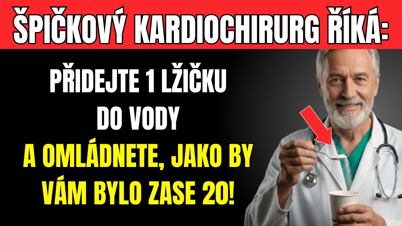 Po 60: Nepijte jen vodu &mdash; TENTO n&aacute;poj #1 okamžitě zvy&scaron;uje průtok krve
