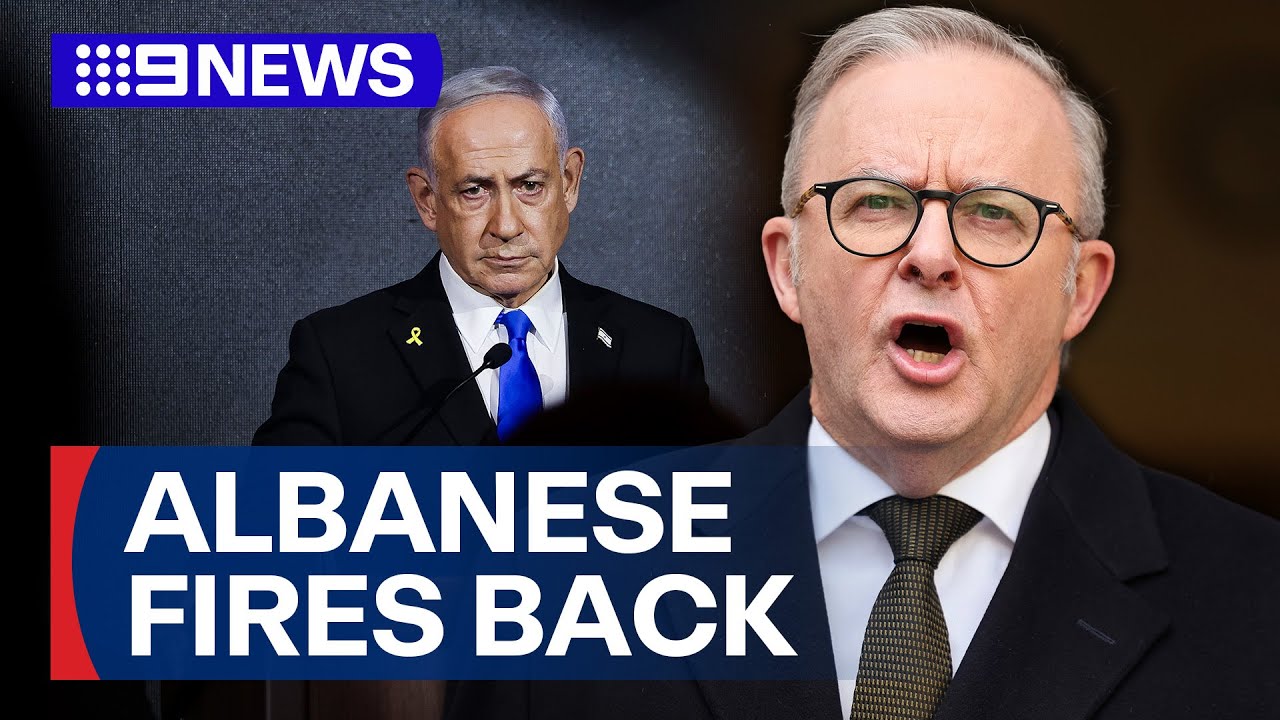 Australia and Israel's relationship hits all-time low as leaders trade blows | 9 News Australia