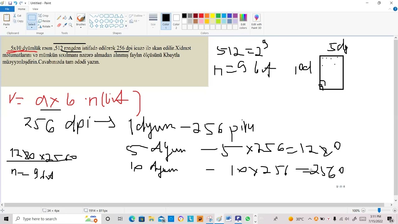 ARTİ  İNFORMATİKADAN TEST NUMUNƏLƏRİN İZAHI