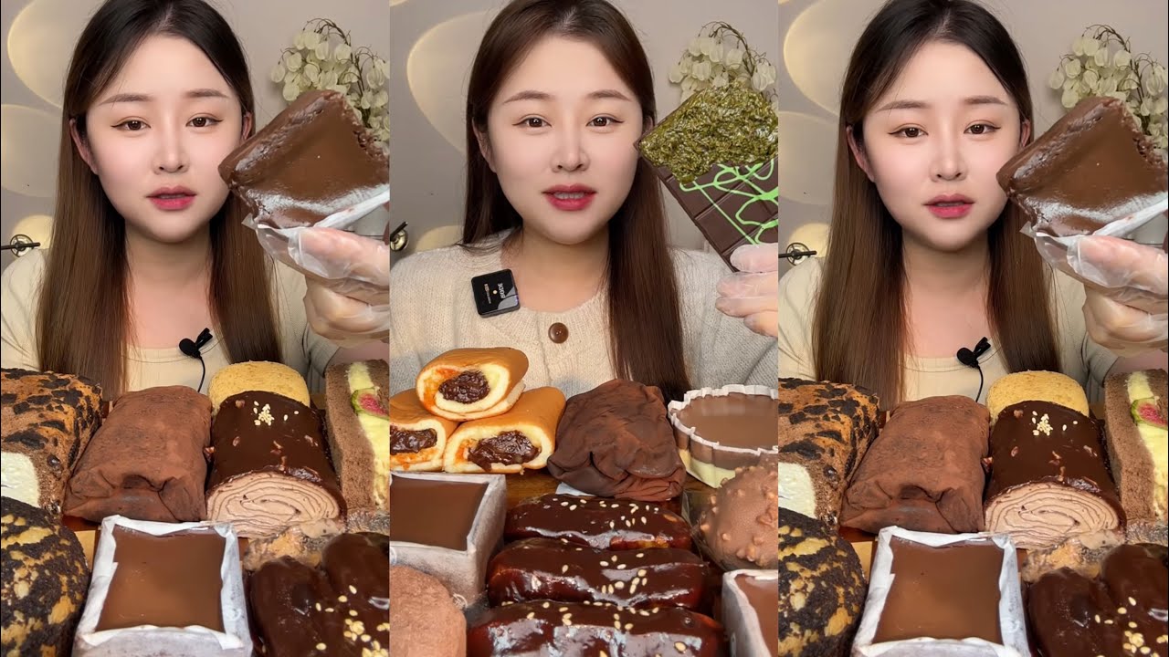 [ASMR] Dessert Mukbang Eating Creamy Cake | Mukbang Eating Show💗🍰🧁