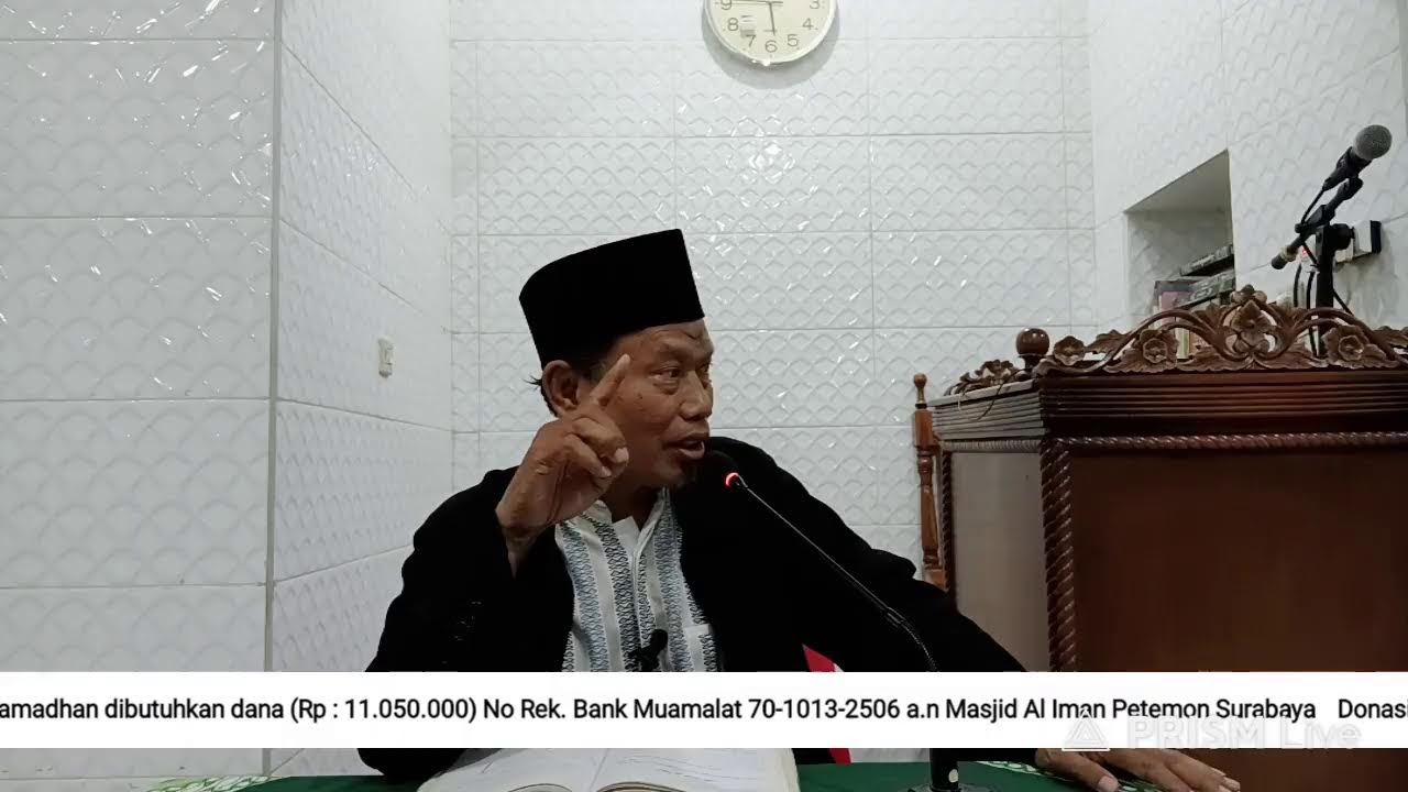 Siaran langsung Masjid Al Iman Surabaya