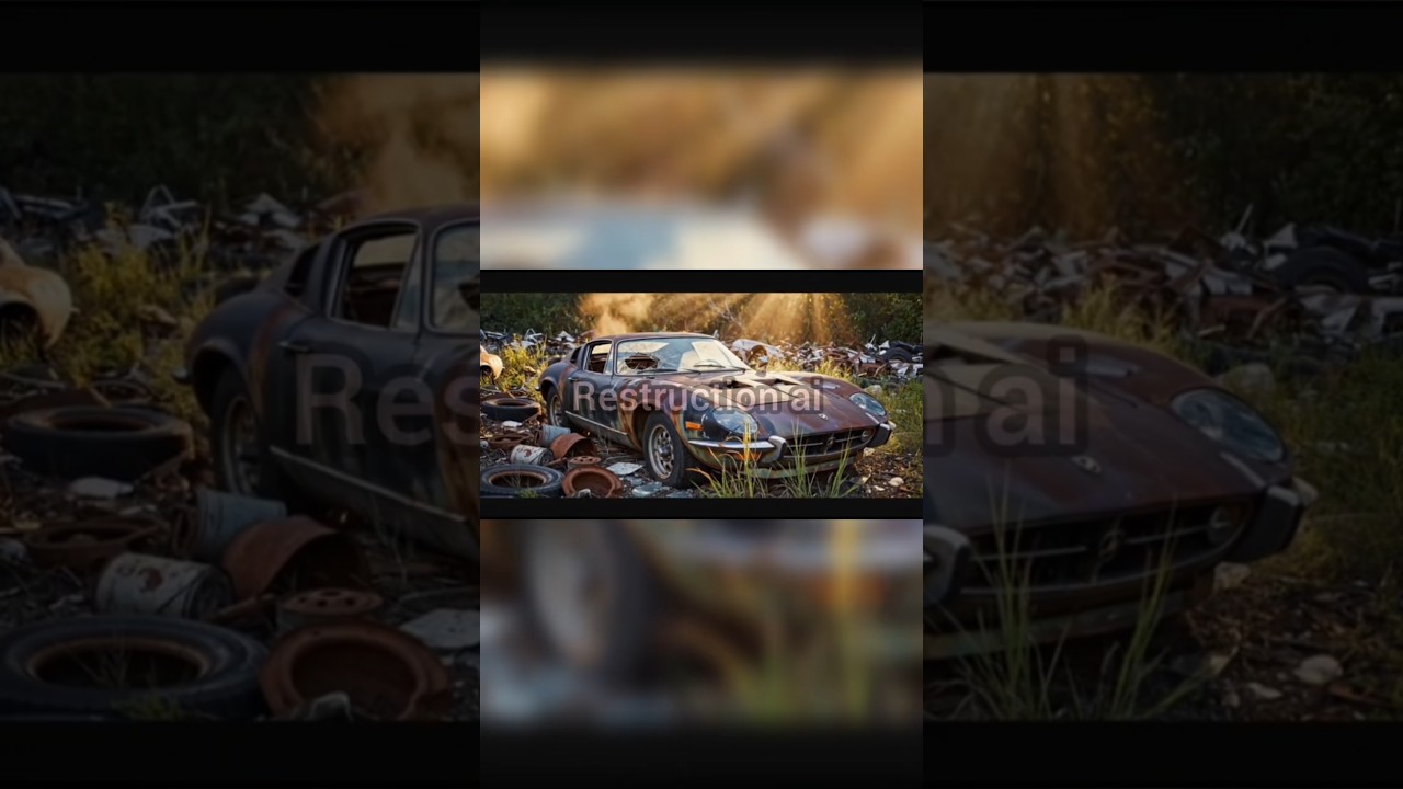ASMR Car Restoration | Full Rebuild of a Black Lamborghini Miura P400 1967 from Abandoned to New