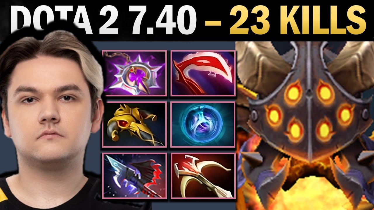 Clinkz, профессиональный керри с Nullifier и 23 убийствами &mdash; геймплей Dota 2.