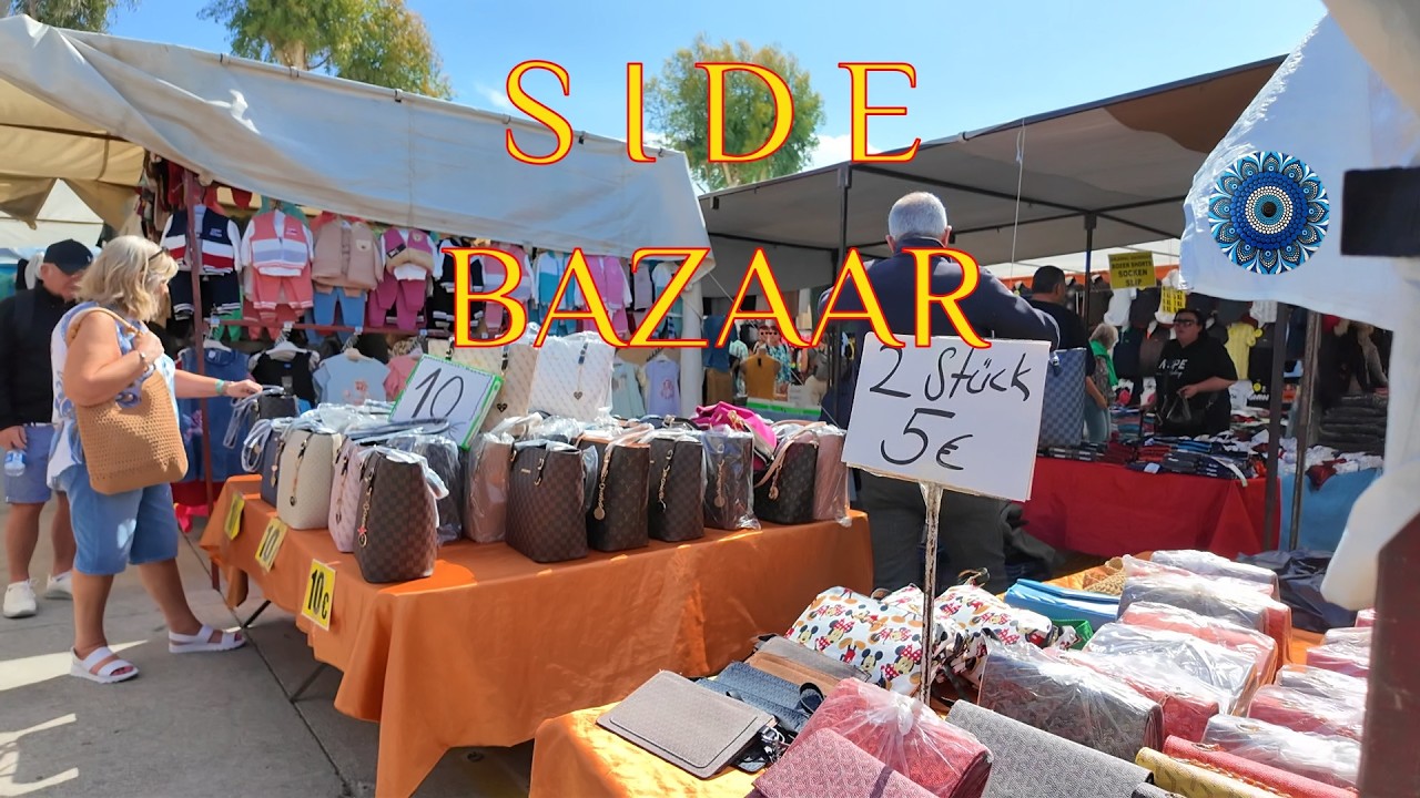 SIDE BAZAAR ⚓️ SATURDAYS MARKET TÜRKIYE Walking tour