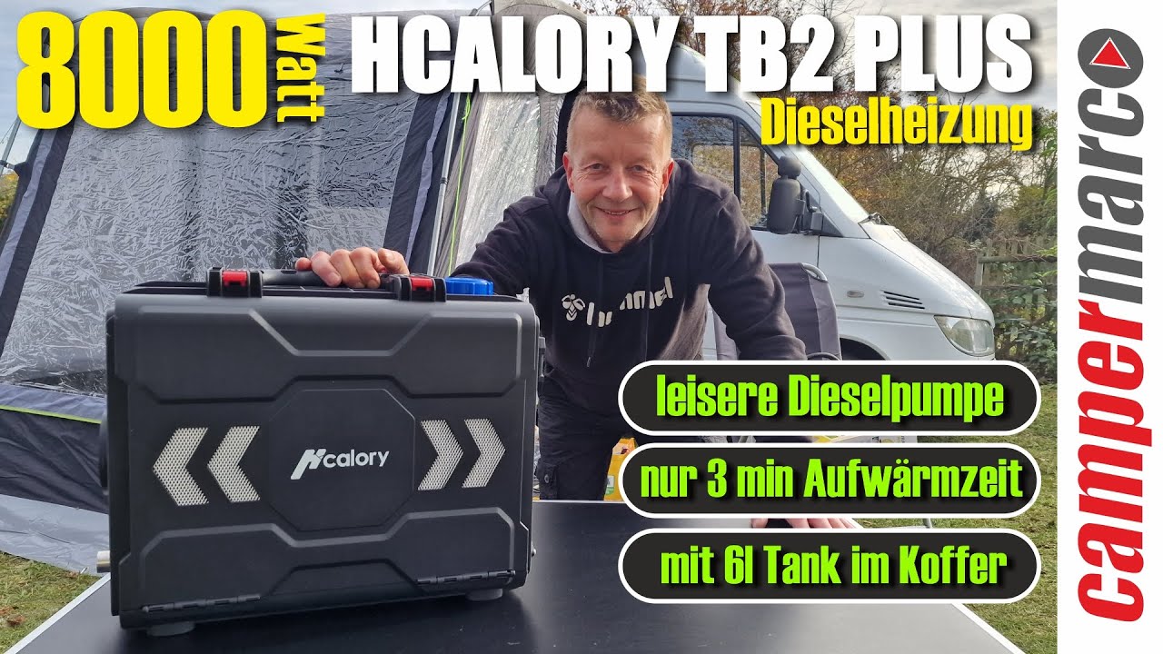Noch besser: 8000W HCalory TB2 Plus Dieselheizung im Wohnmobil