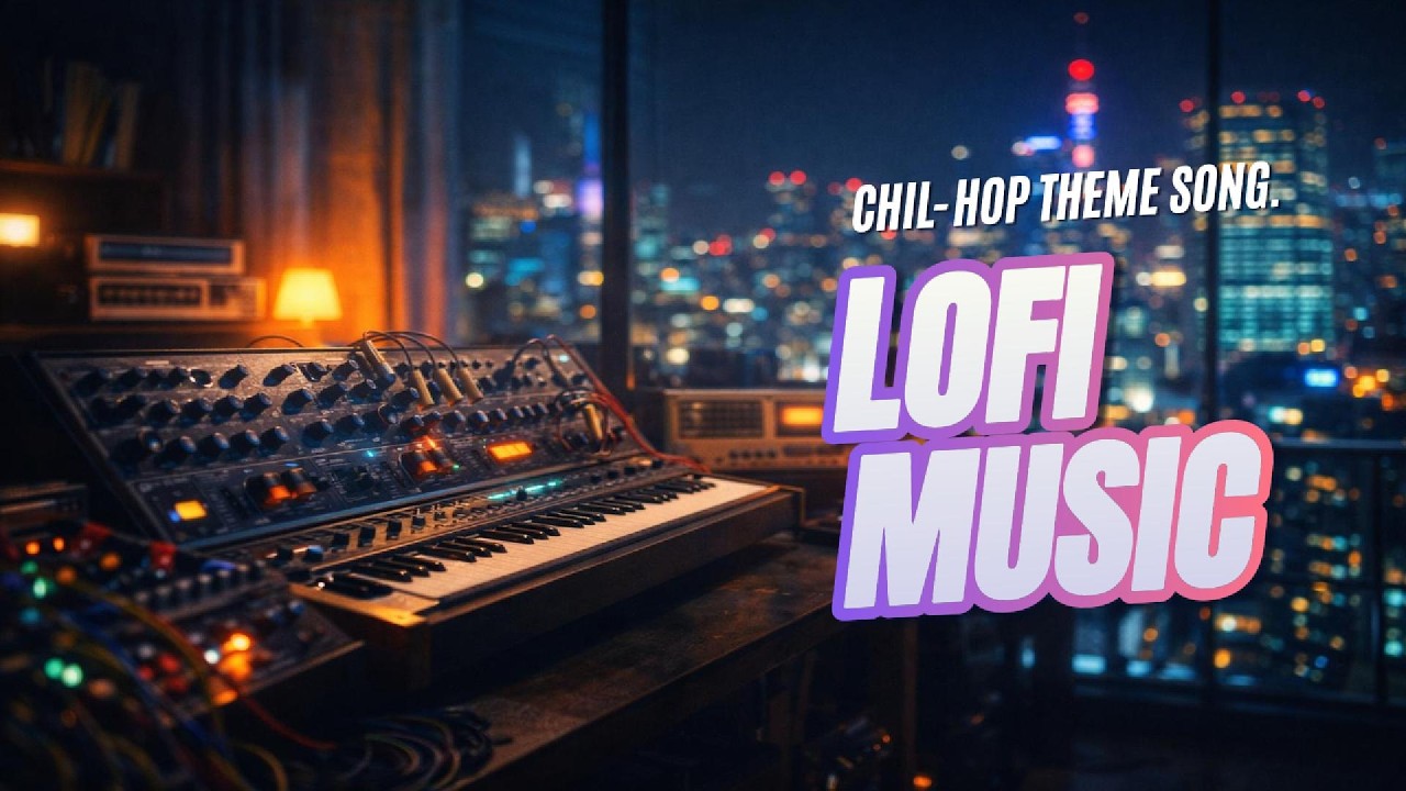 LOFI Café: 90s Analog Synth Study Loop | Chillhop for Deep Focus (Study/Work)