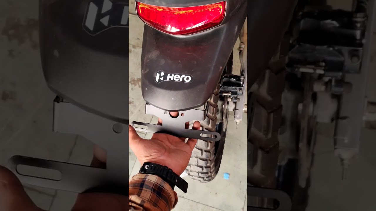 Xpulse 200 pro tail tidy modification into shorter track version #xpulse200 #xpulse #hero #dirtbike