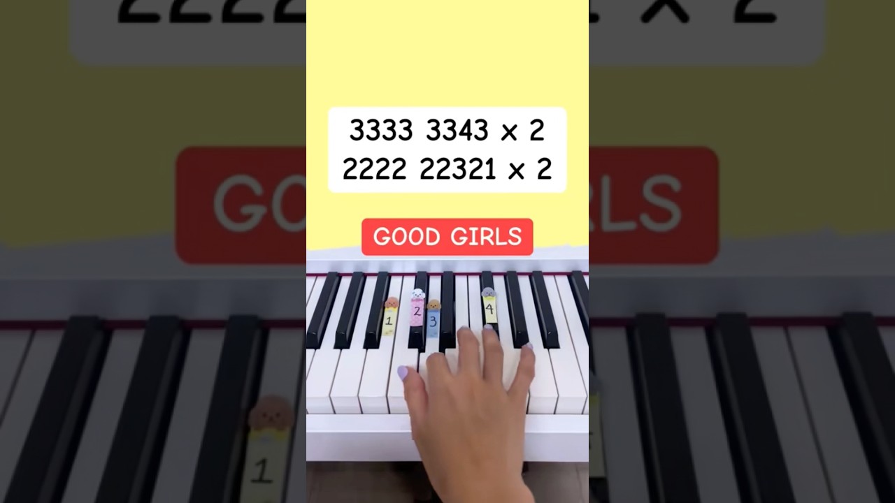 Good Girls - Josie Edwards (Piano Tutorial) #easypianotutorial
