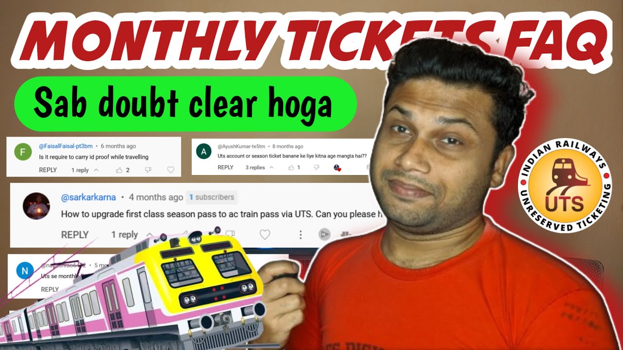 UTS Monthly ticket FAQ Monthly Season Ticket Rules Monthly Return Ticket.? Age Limit & doubts clear📌