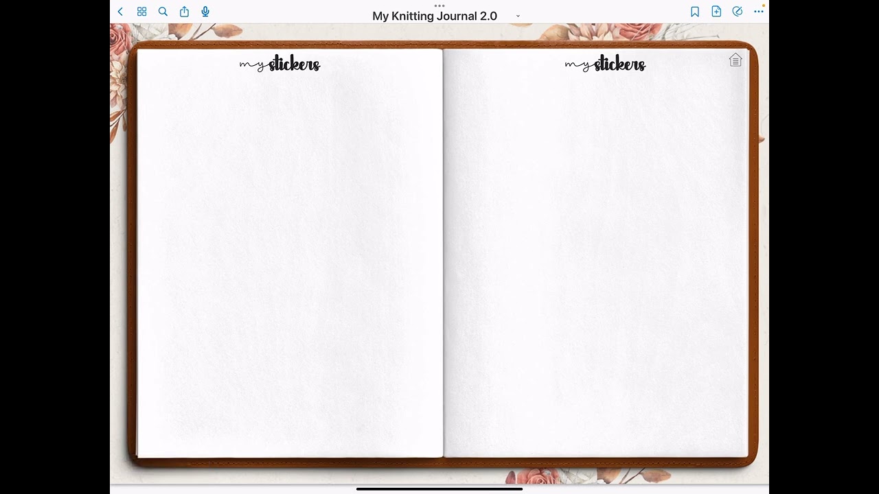 Quick Tutorial | How to insert png stickers into a planner or journal in Goodnotes.