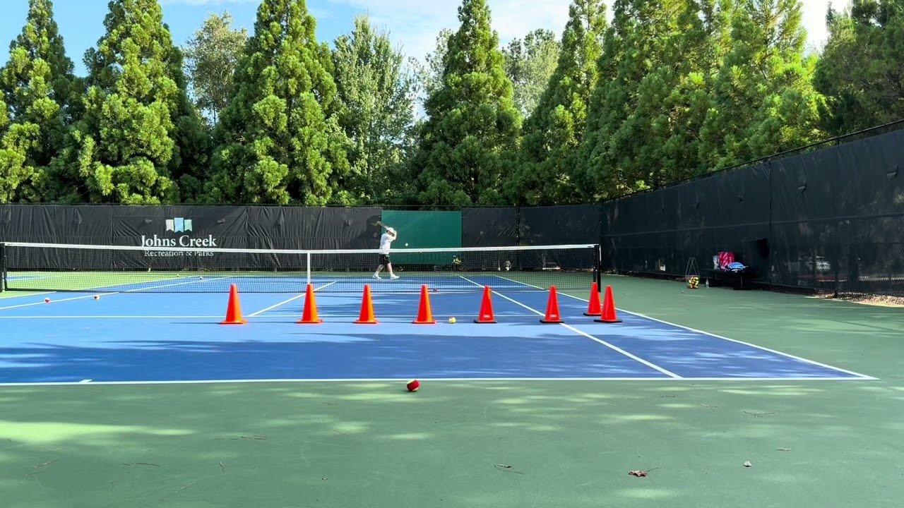 Practice: PreBeginner, DS0, Backhand Shots (Flat,Topspin,Slices), @Service Line Length (SLL), RM