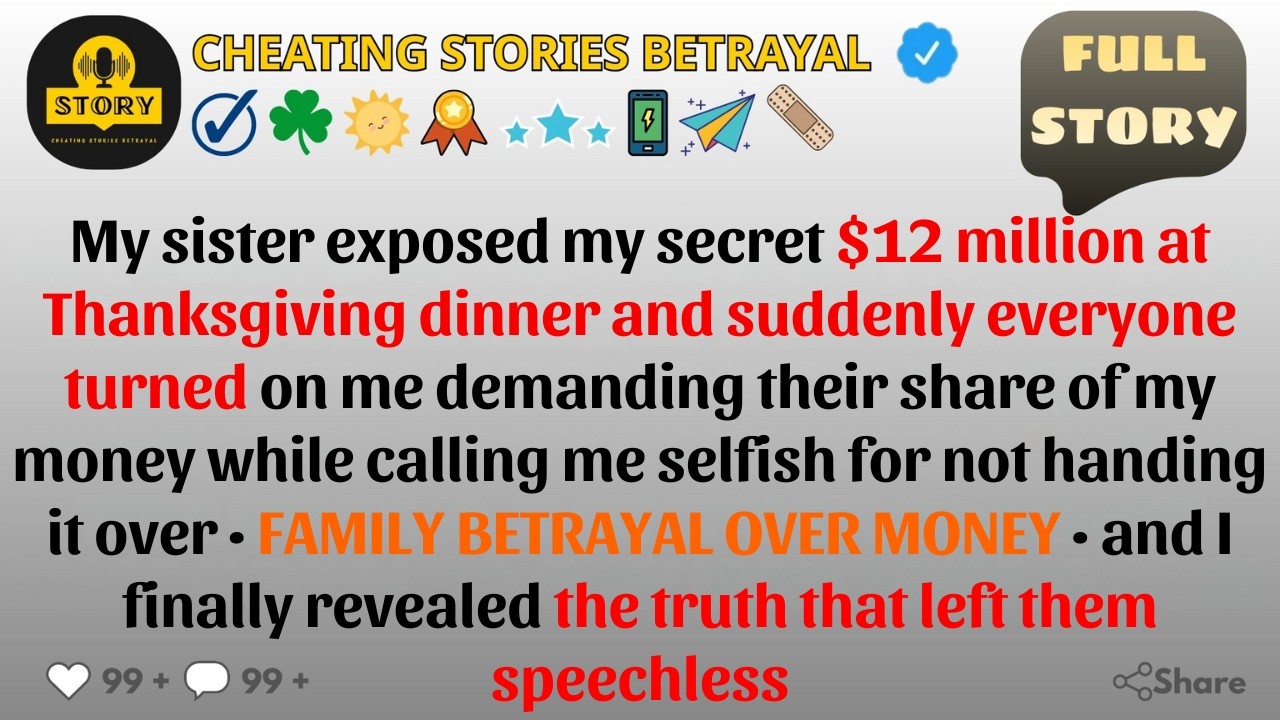 Thanksgiving Drama: My Sister Found Out I Had $12M—Then My Family Demanded It All