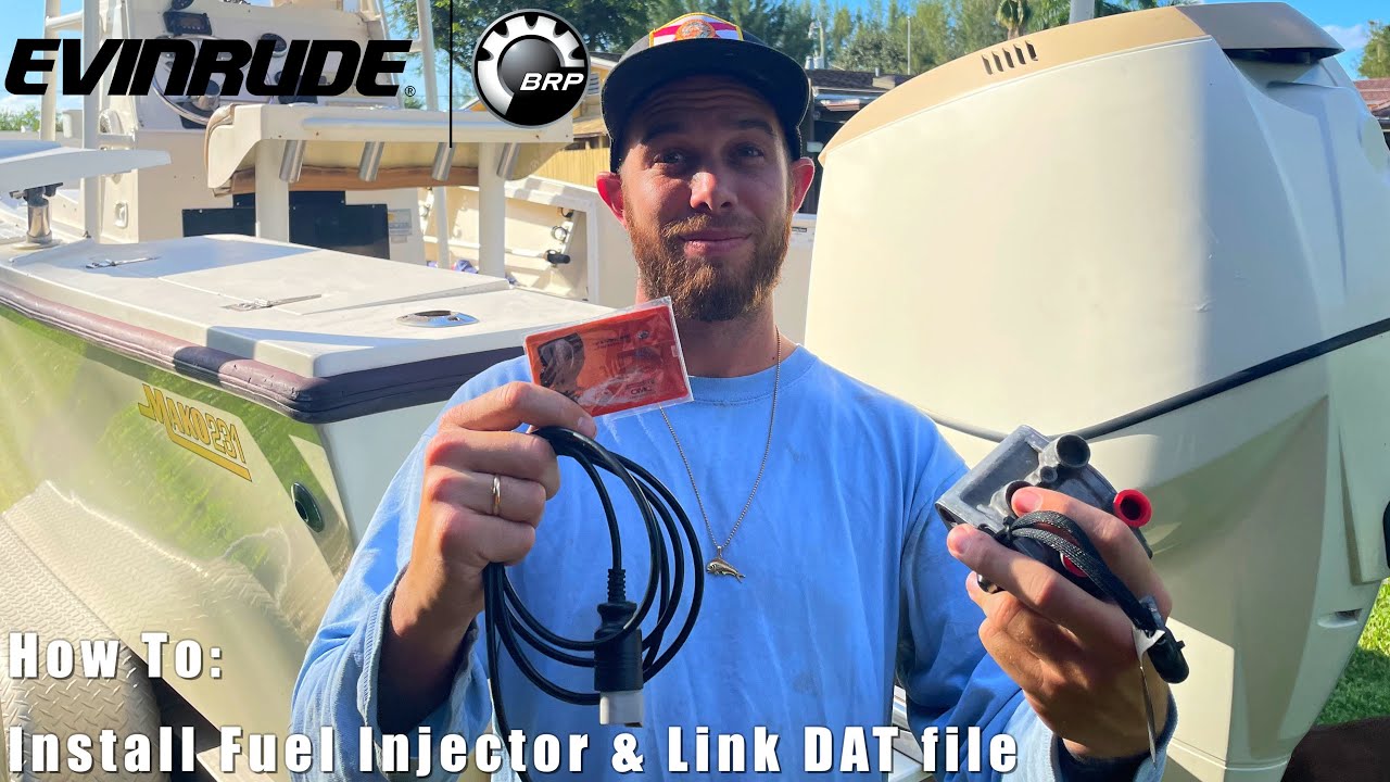 Как установить топливные форсунки и связать DAT-файл с EMM || Evinrude Etec