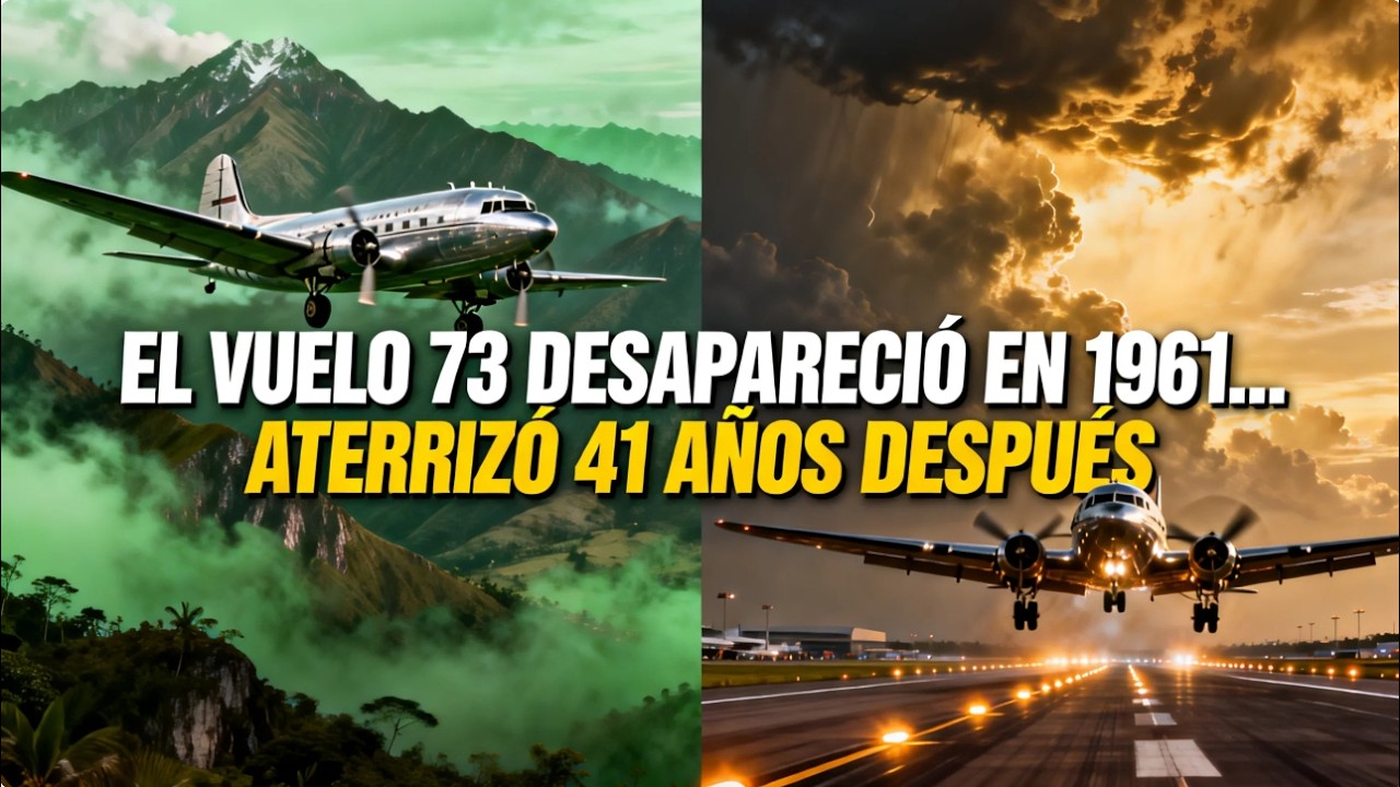 El Vuelo 73 Desapareció en 1961… y Aterrizó 41 Años Después con los Pasajeros Intactos