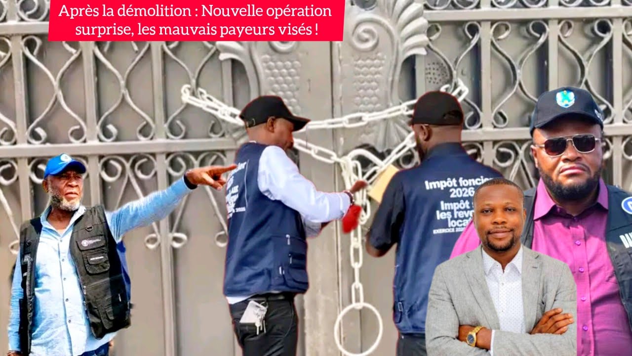 🚨Après la démolition : Nouvelle opération surprise, les mauvais payeurs visés !