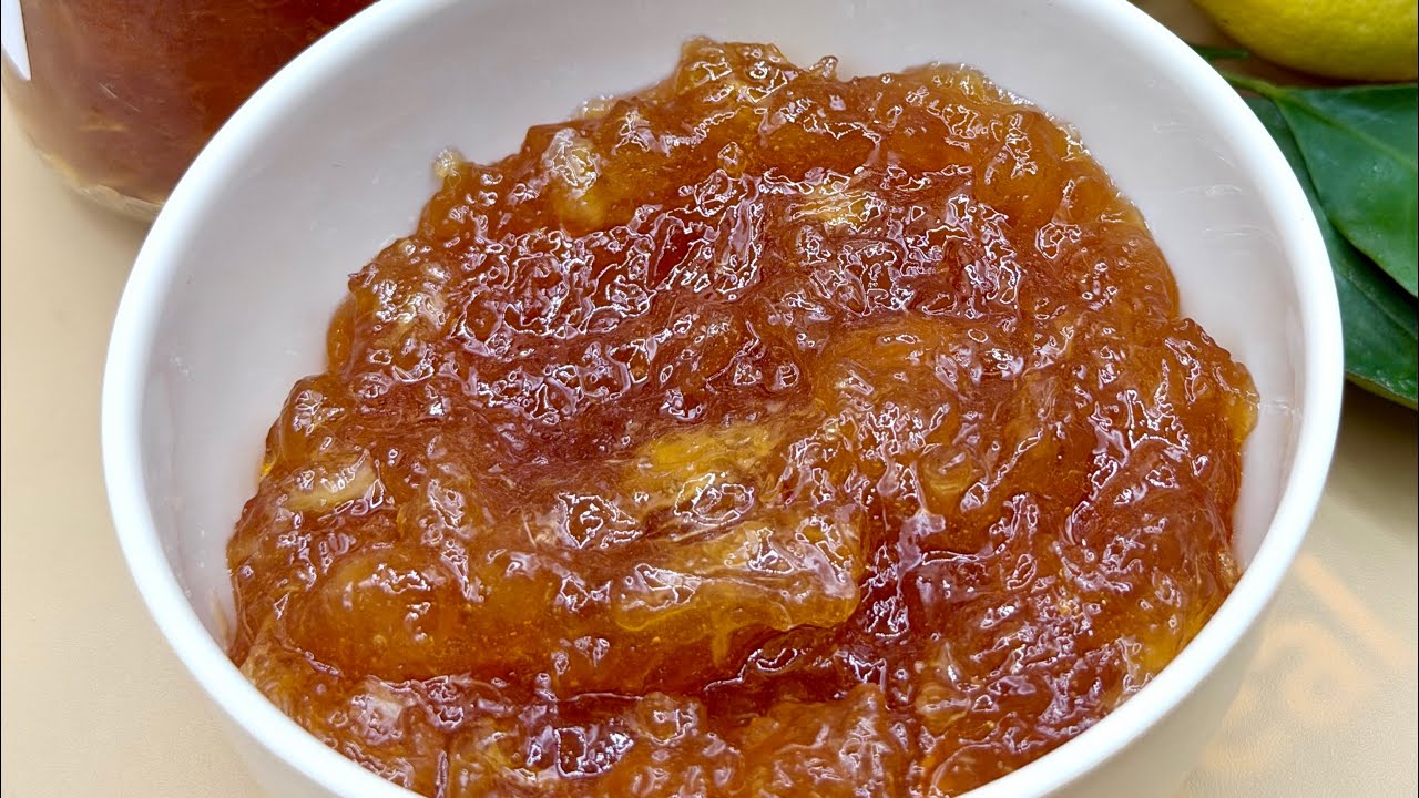 Gem de lămâi fără coajă – Rețetă de casă delicată și parfumată 🍋