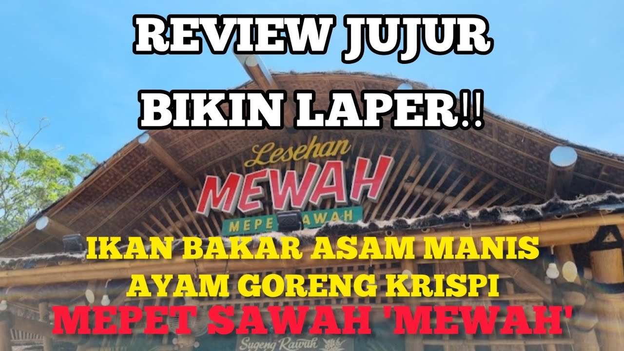 BIKIN LAPER‼️Ikan Bakar Warung Lesehan MEWAH 'Mepet Sawah' di Cerme Pace Nganjuk | Review Jujur‼️