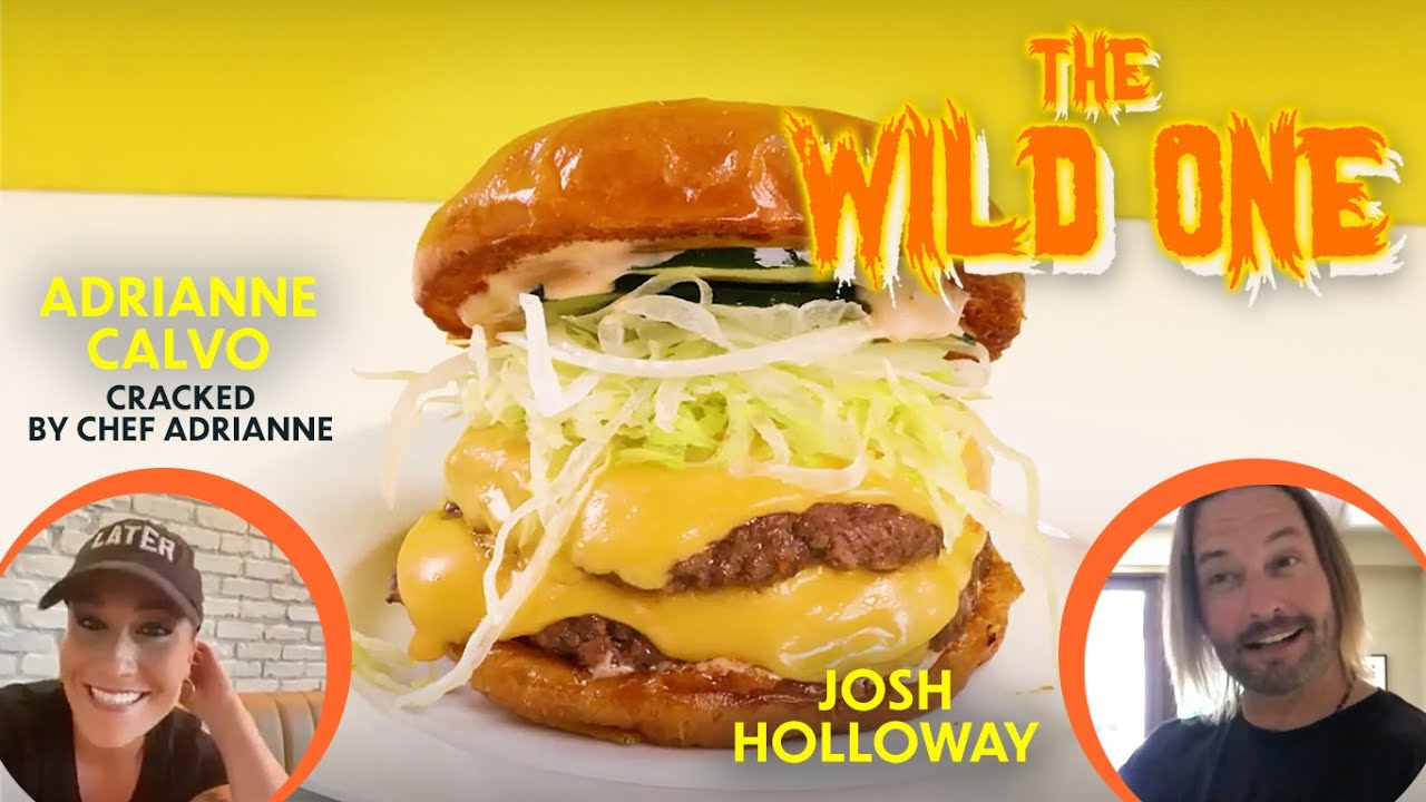 The Burger Showdown | The Wild One Burger Ft. Josh Holloway & Cracked's Adrianne Calvo