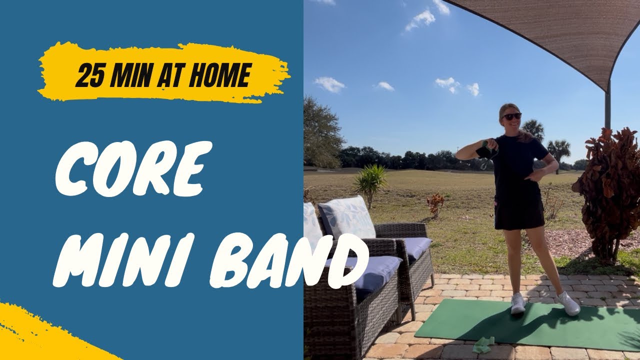 25 Minute Core Mini Band Workout