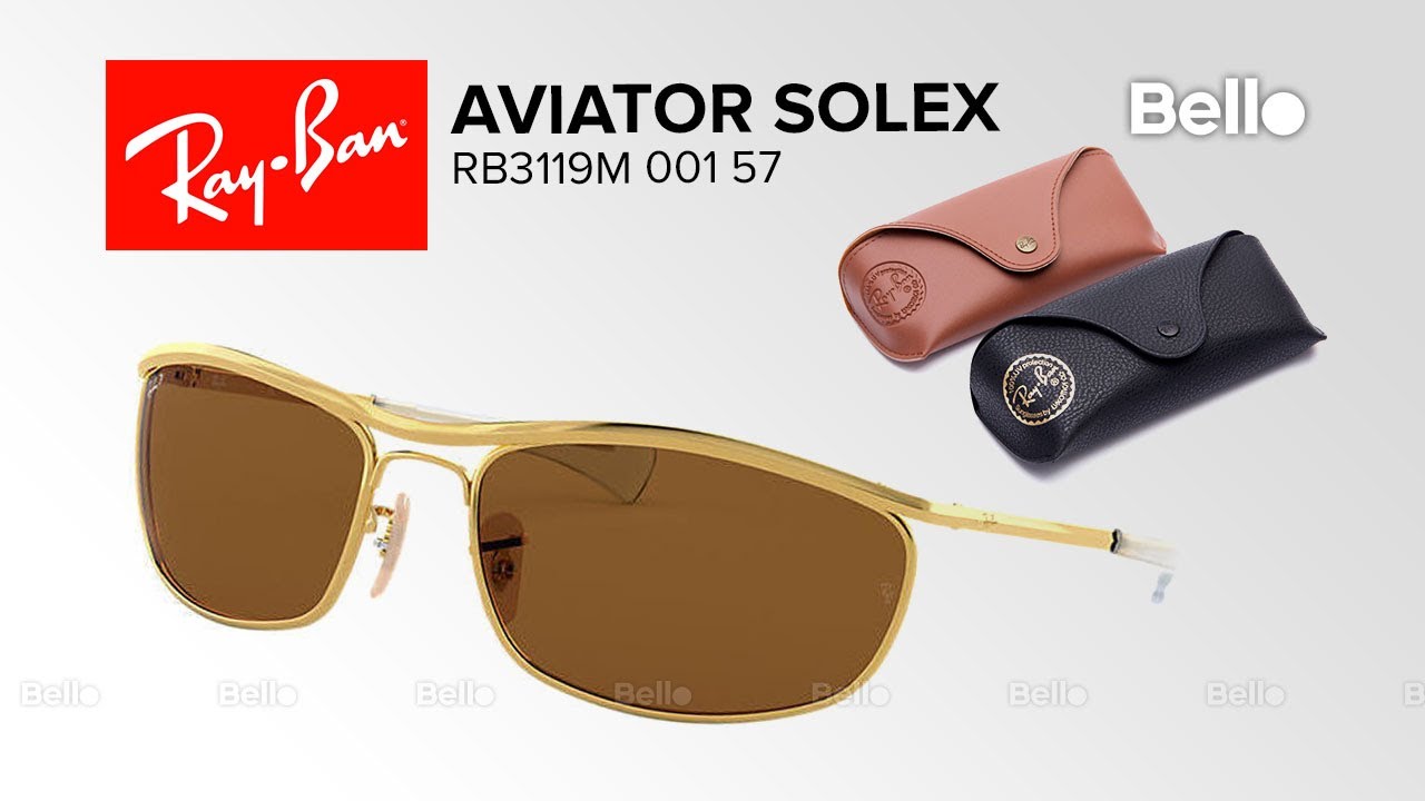 Đập hộp Ray-ban Solex chính hãng RB3119M 001 57