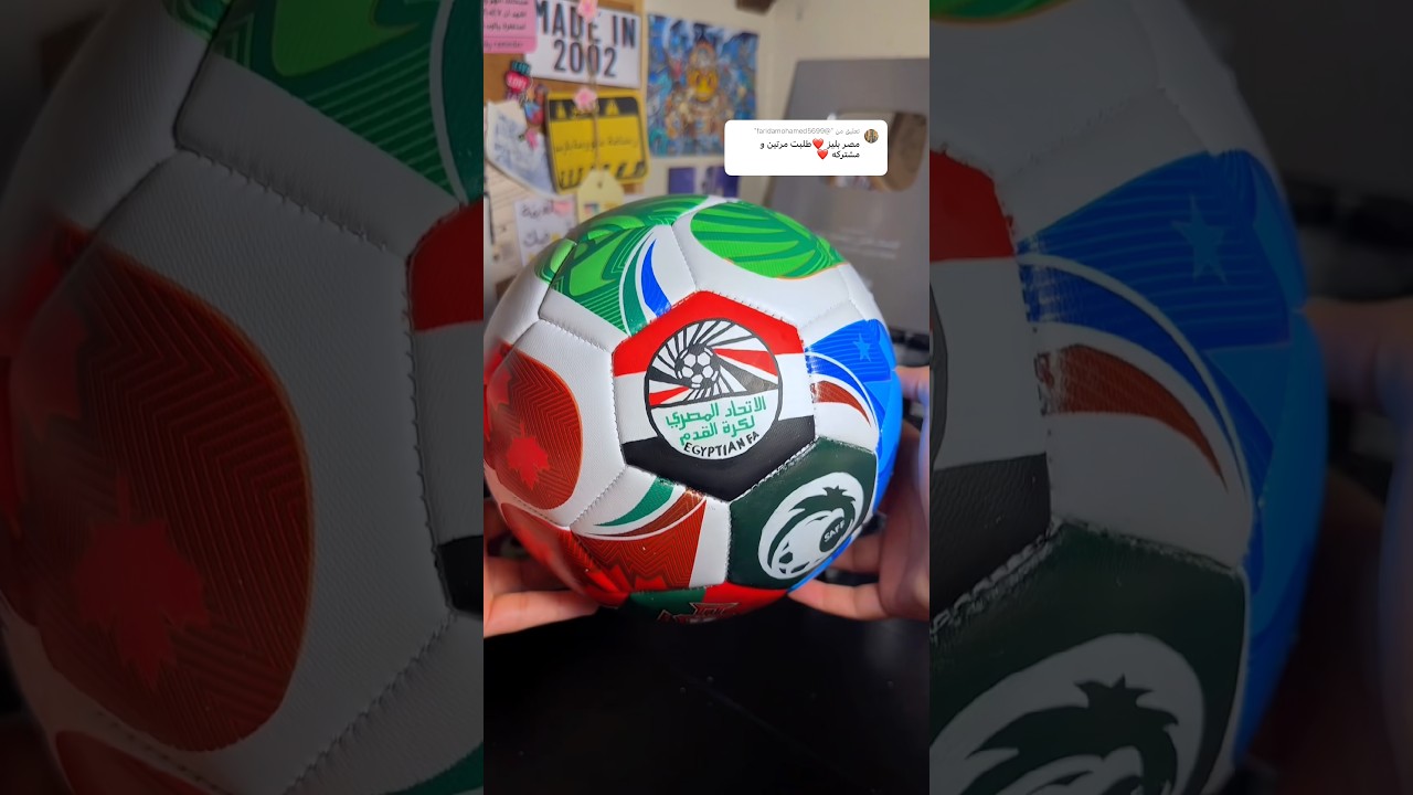 Drawing every World Cup 2026 team on one football #WorldCup2026 #football #Drawing #egypt #painting