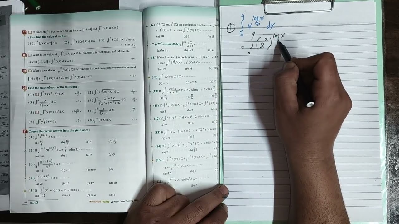Exercise on definite integral 