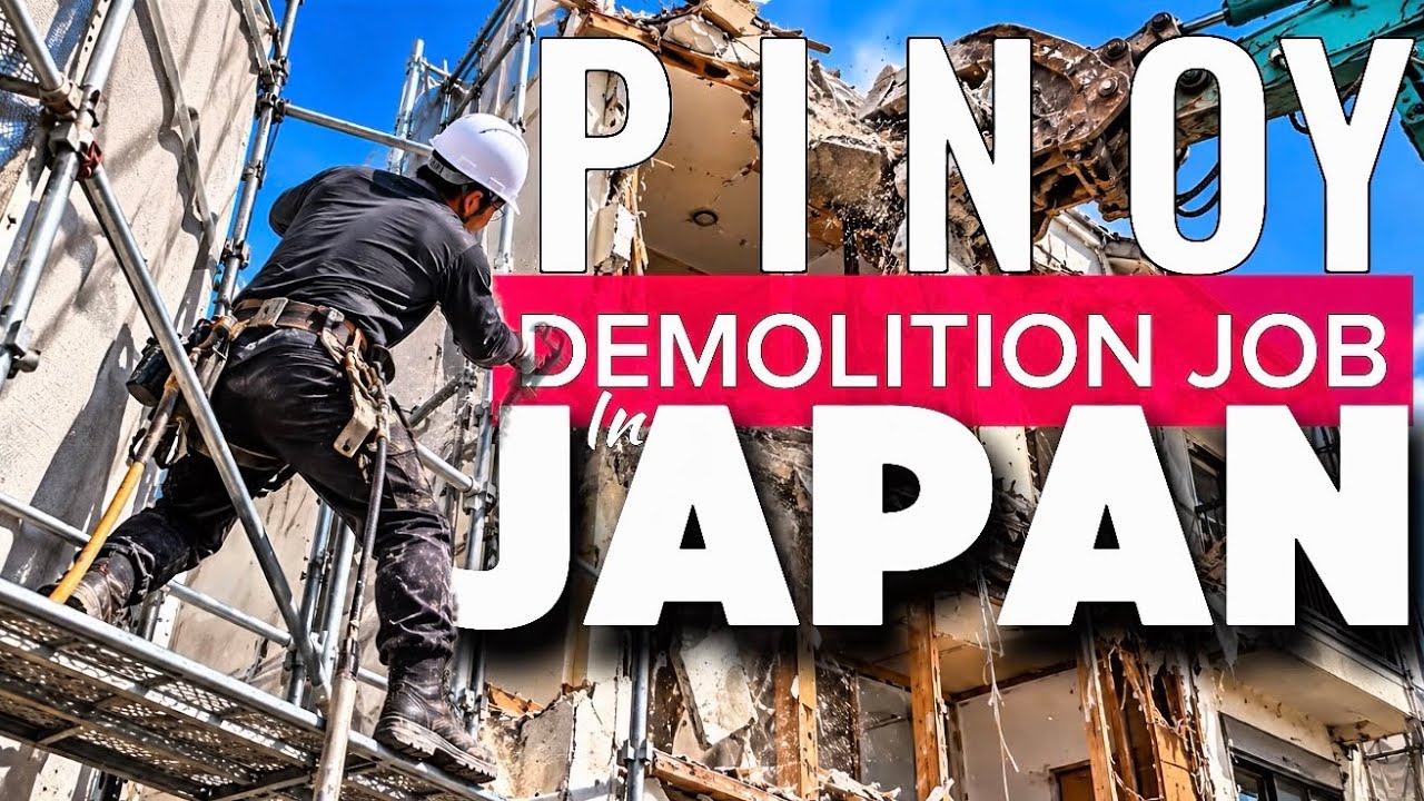 A Day in a Life of Pinoy Demolition Job in Japan 