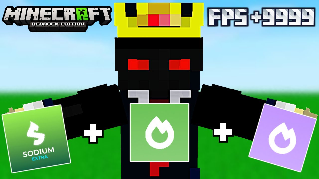 I Tried All Sodiums Together In MCPE 🗿 | NO Lag + FPS BOOST 🔥