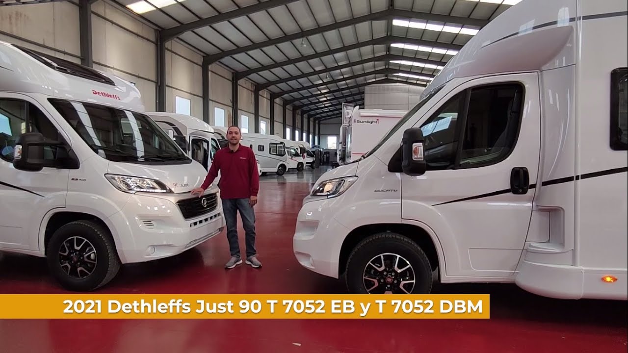 2021 Dethleffs Just 90 T 7052 EB y T 7052 DBM (ANÁLISIS) - CARAVANAS SANGAR