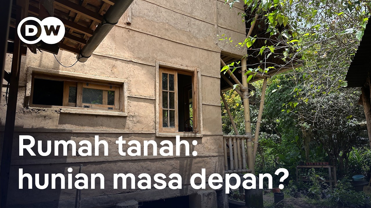 Rumah dari tanah dan bambu: biaya material lebih rendah, perawatan relatif mudah | #dwidn26