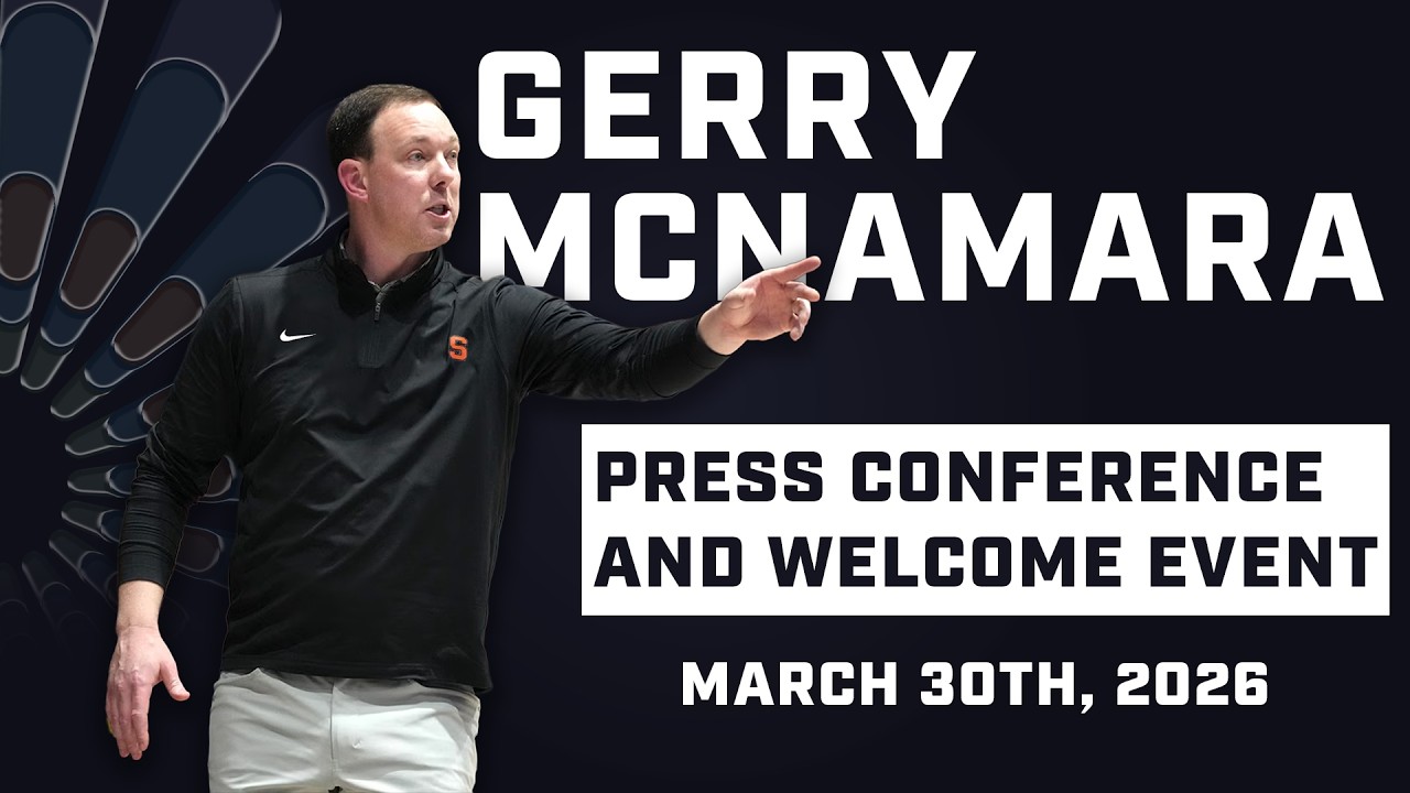Gerry McNamara introduced as Syracuse Men's Basketball next Head Coach | Ceremony & Press Conference