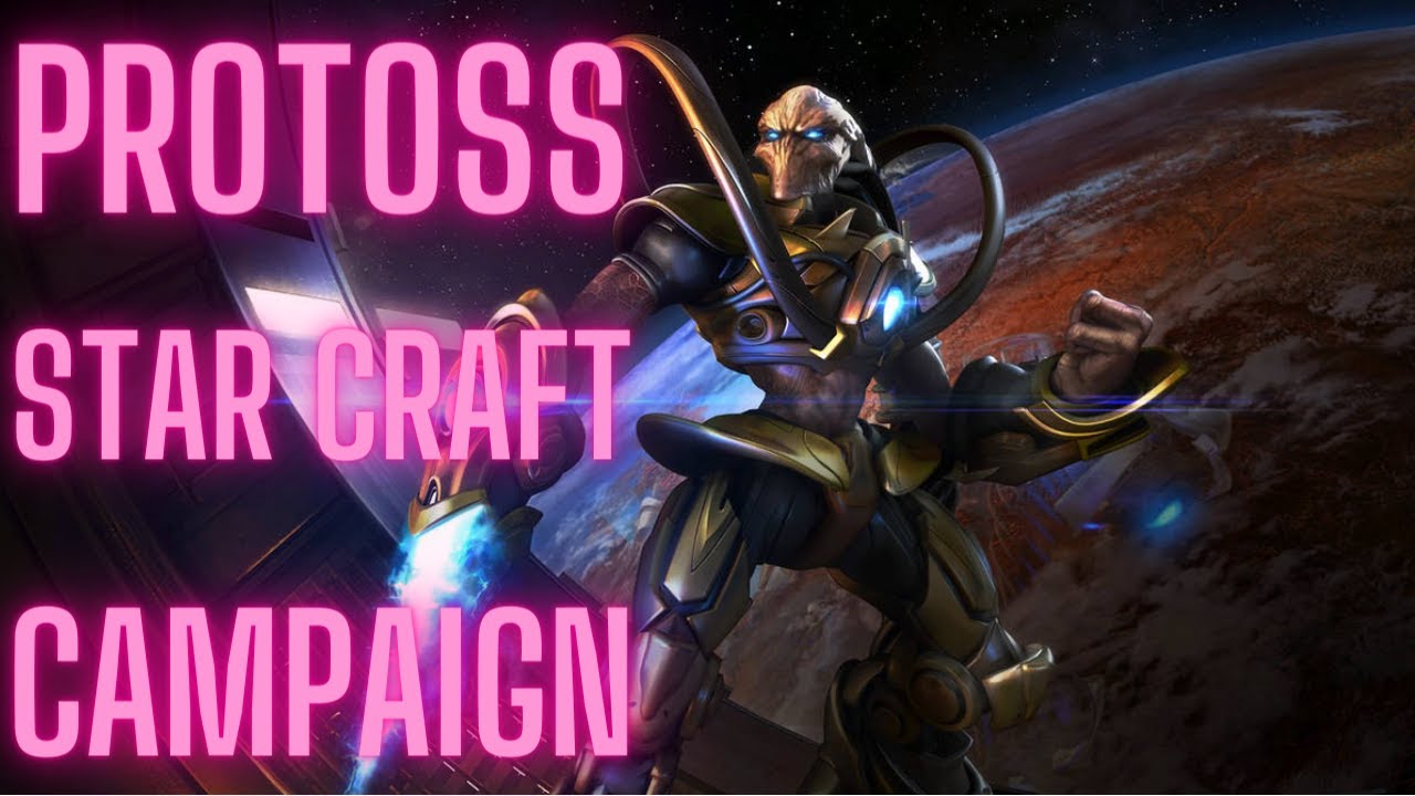 StarCraft 1 - Protoss Campaign - Full Long Play all levels (no commentary)