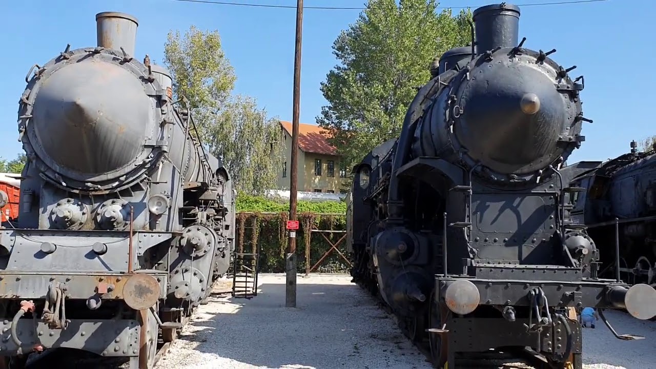 Magyar Vasúttörténeti Park - Budapest - gőz és egyéb mozdonyai valamit más vasúti járművei