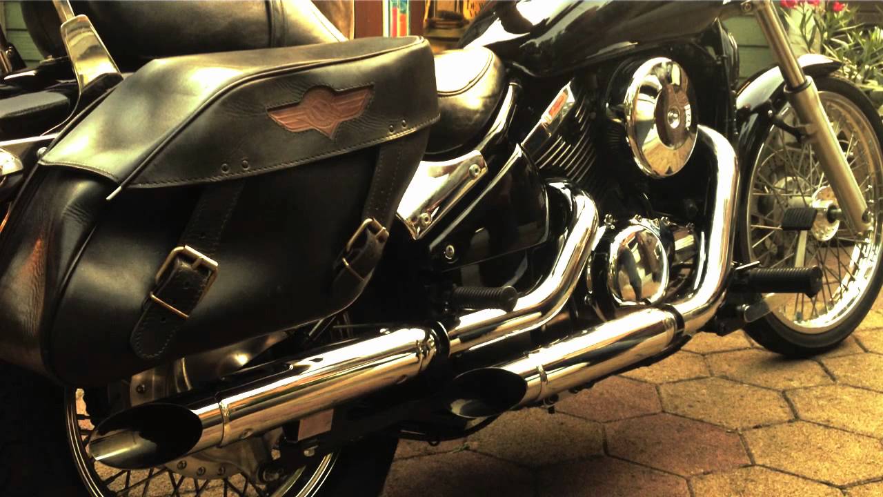 '97 Kawasaki Vulcan VN800 stock pipes to open exhaust Before & After