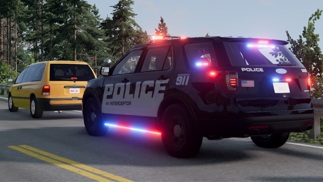 Urmariri Nebune în BeamNG.Drive! Am testat o mașină NOUĂ misterioasă… posibil SUV american 👀🚓