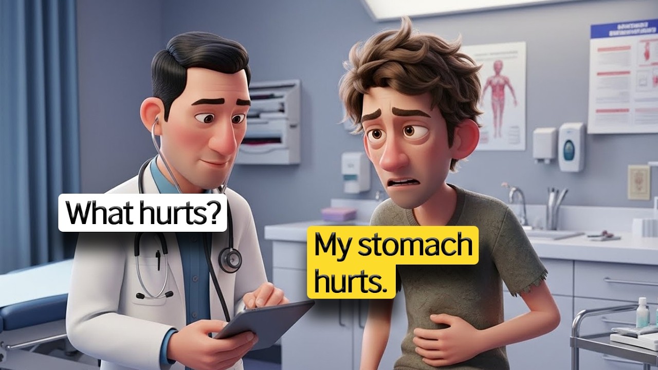 We Need a Doctor! | English at the Hospital | Listening & Speaking Practice for Beginners