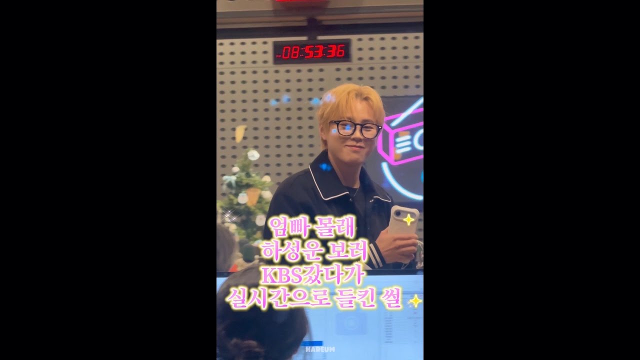 [하늘로그] 엄빠몰래 하성운 보러 갔다가 실시간으로 들킴 | 하성운 라디오 | 효정 볼륨을 높여요 | 미스터라디오 | 덕질 브이로그 | 빠순로그