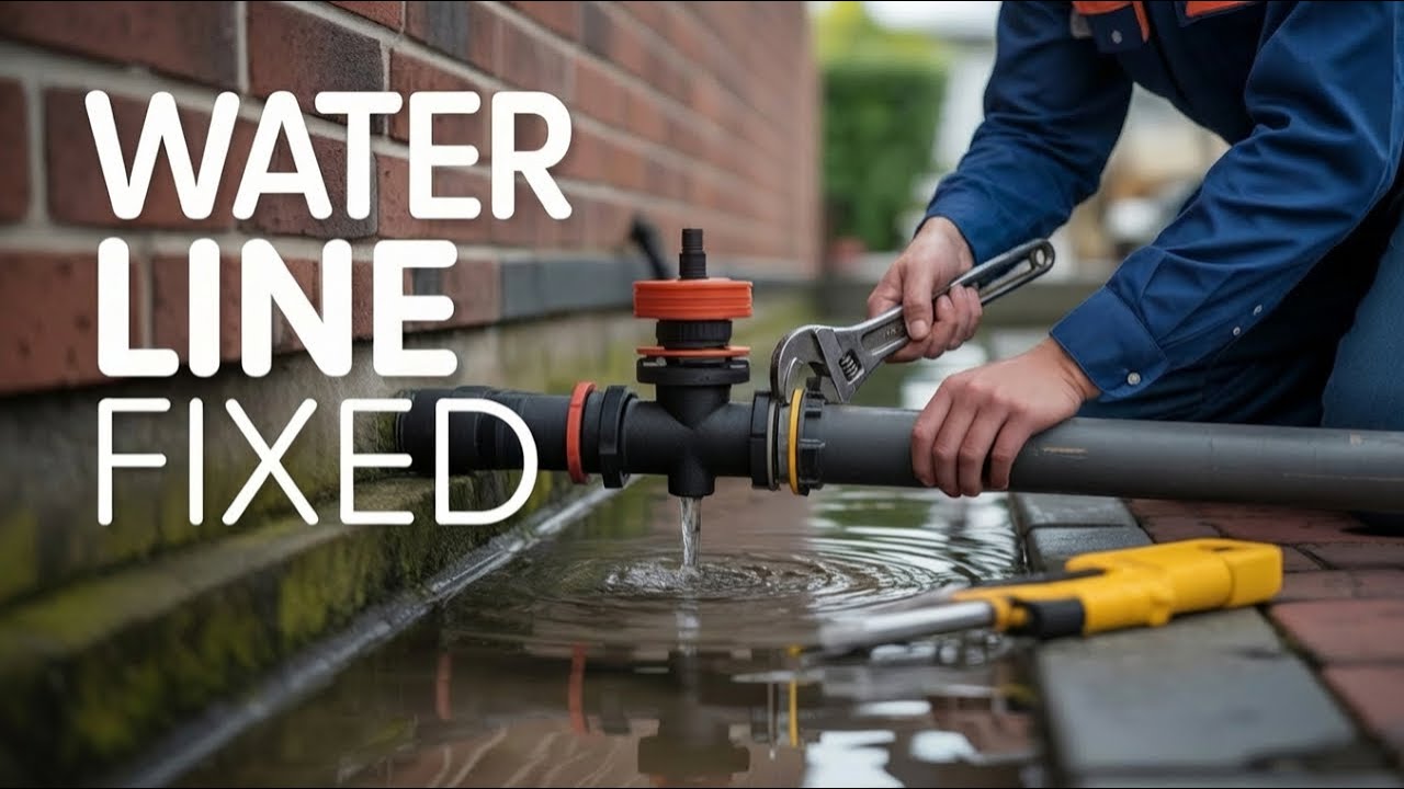 Repairing a Waterline That Had Already Been Repaired