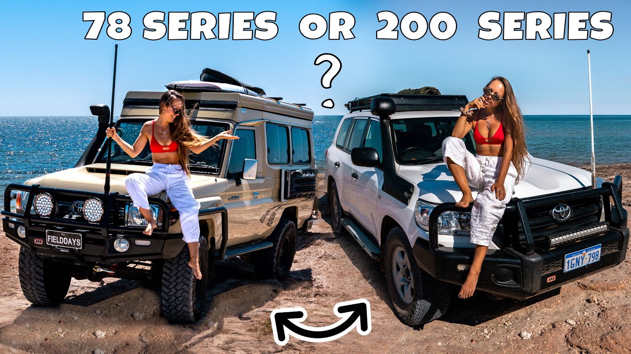 WE SWAPPED our TINY HOME on wheels for 1 WEEK! 78 series Troopy vs 200 series Toyota Land Cruiser