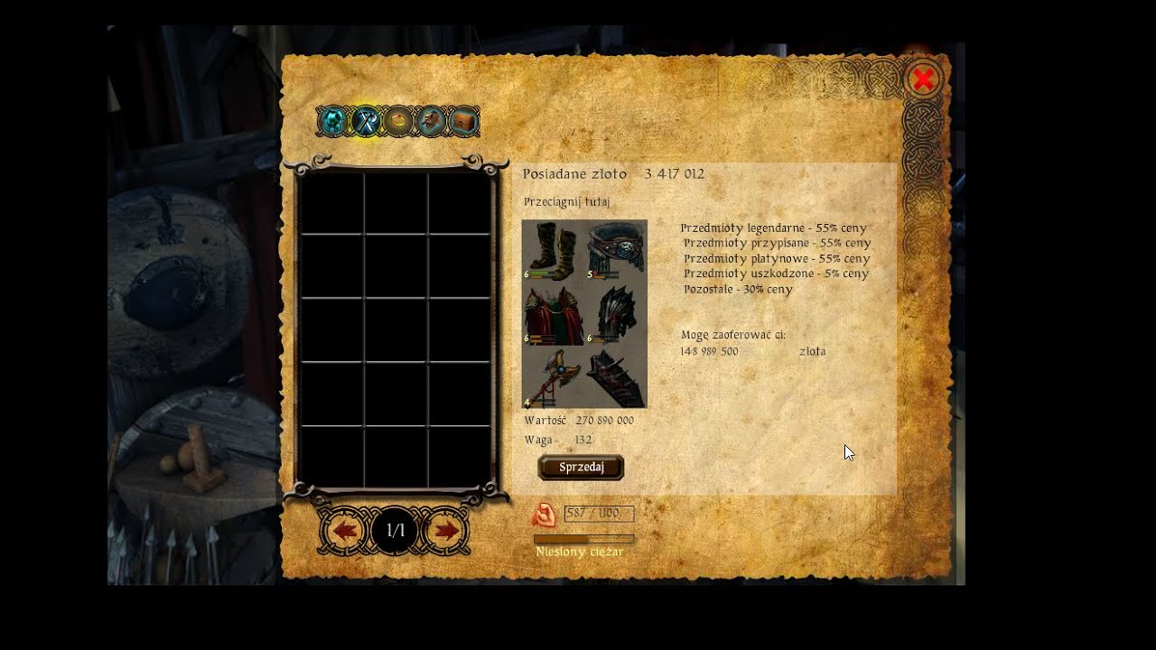 Taern Tolnor - MrDeu 134 Ryc Full Eq Zakończenie Gry