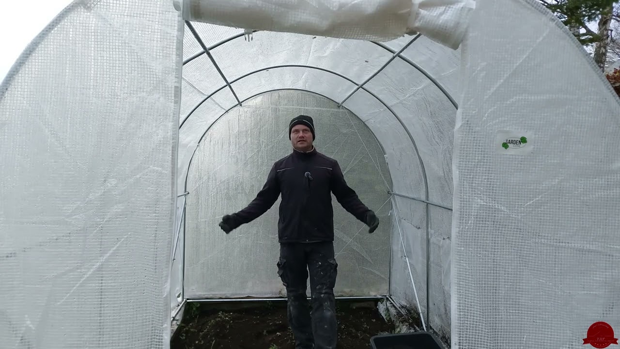 Praktisches 3×2 m Folien-Gewächshaus im Test 🌱 | Gardenline Review & Aufbau - 