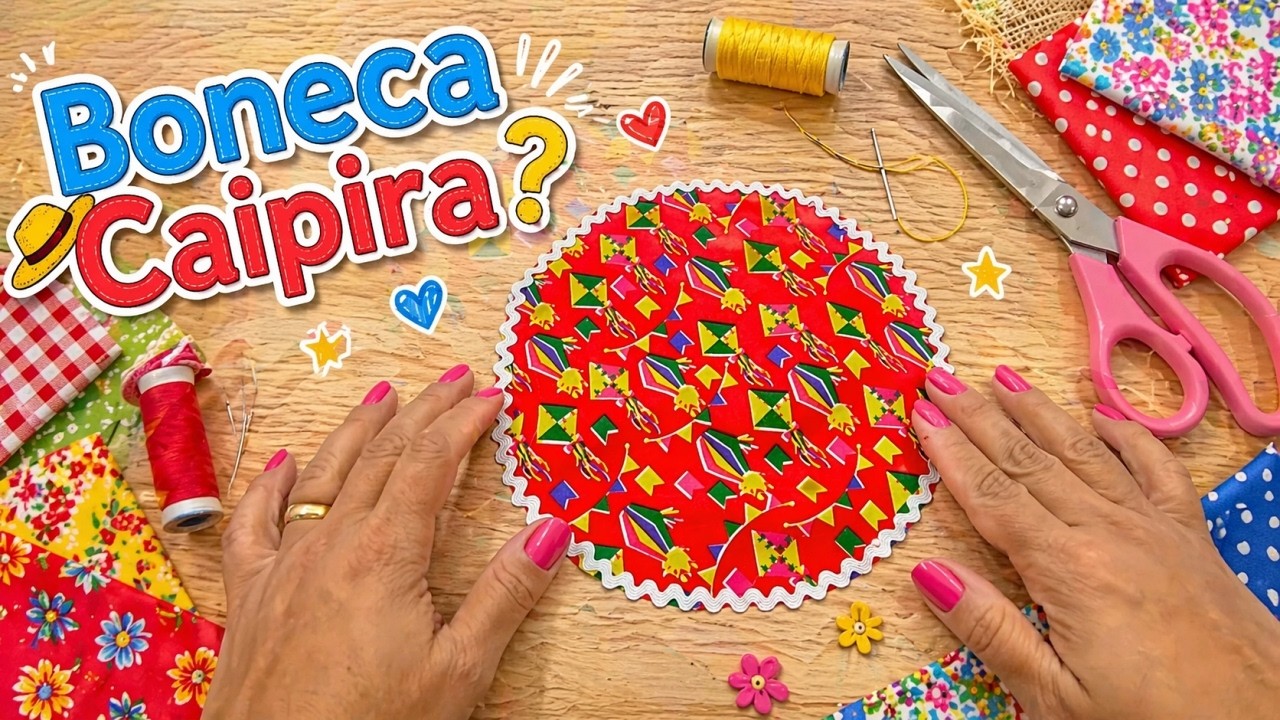 Como Fazer Boneca Caipira Com Esse Passo a Passo