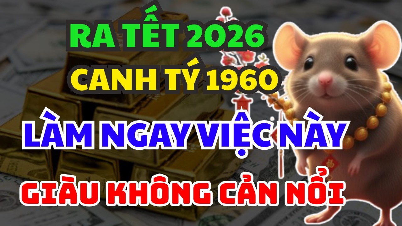 RA TẾT 2026, CANH TÝ 1960 LÀM 5 VIỆC NÀY ẮT NỔ LỘC ẦM ẦM,ĐỔI ĐỜI GIÀU CÓ PHÁT TÀI