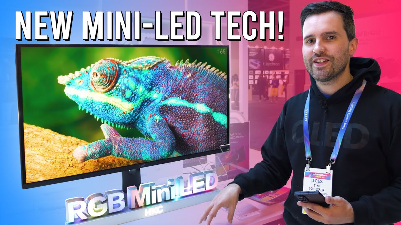 Amazing Colors: Hands-On With an RGB Mini-LED Gaming Monitor at HKC