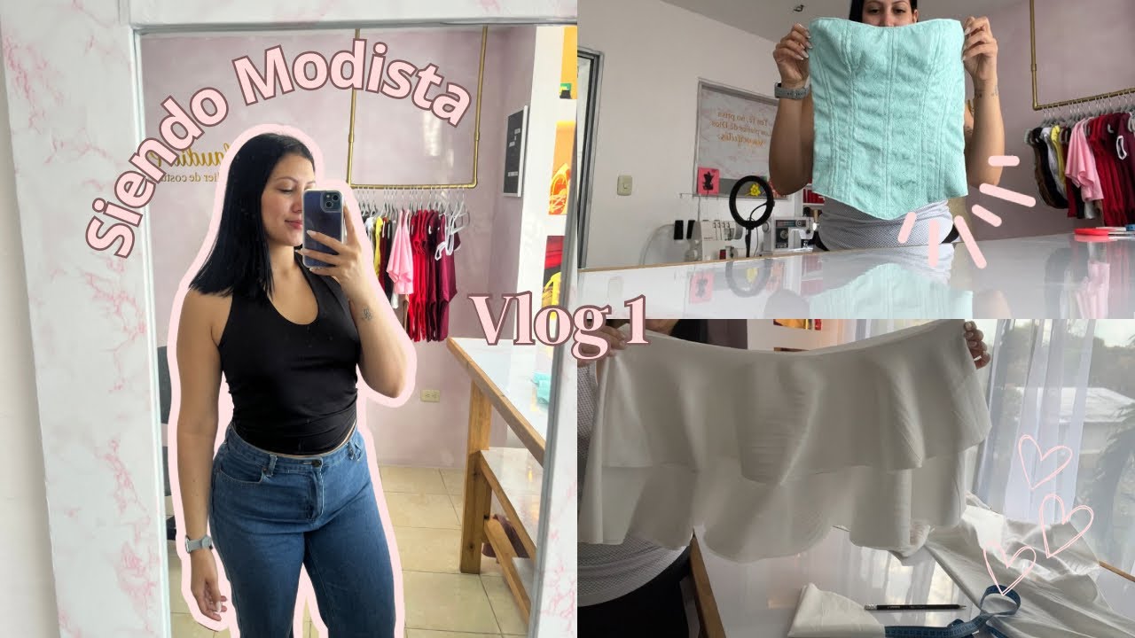Un d&iacute;a en mi vida siendo modista🧵 + Tour por mi taller de costura 🪡